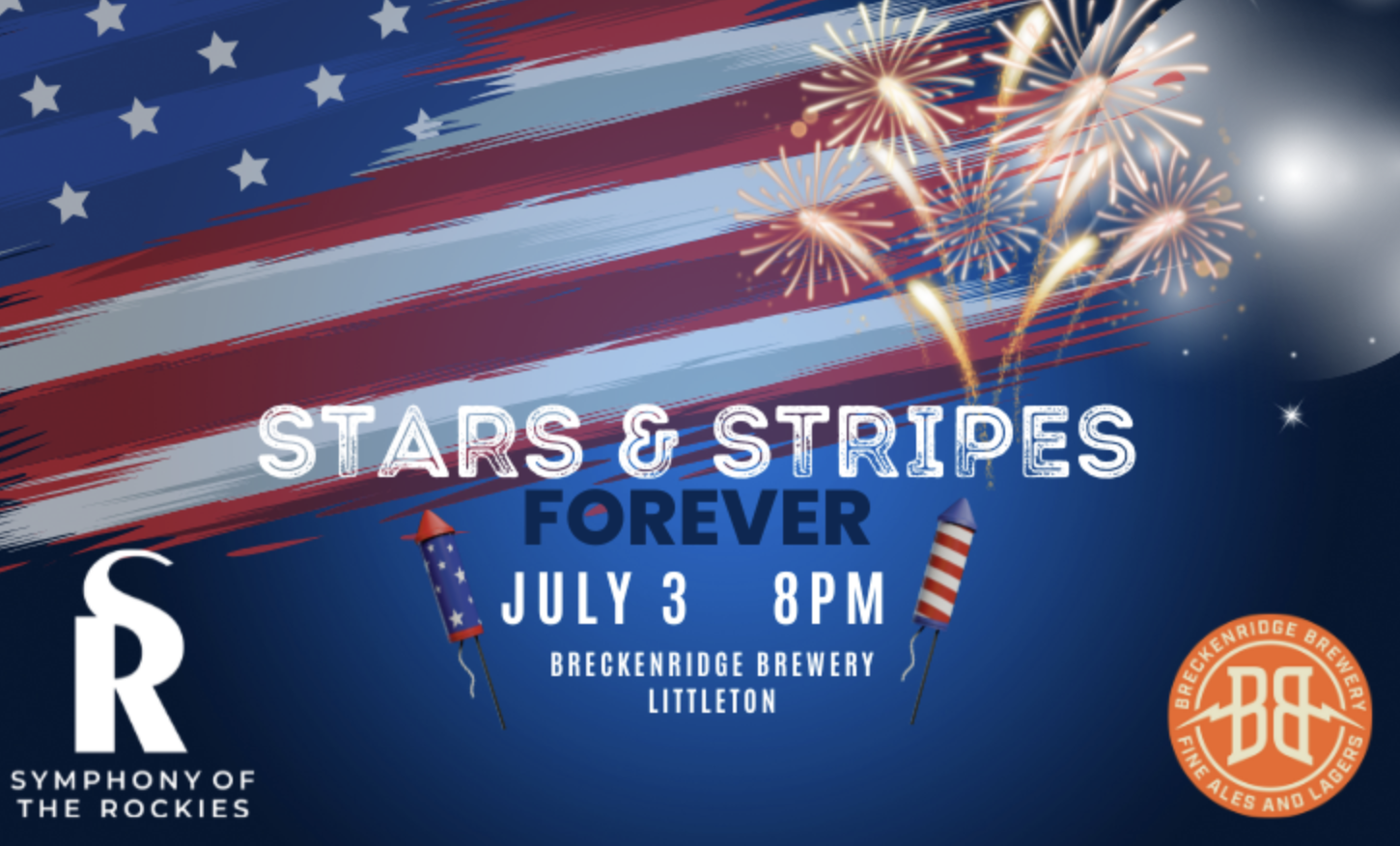 Fireworks with Symphony of the Rockies